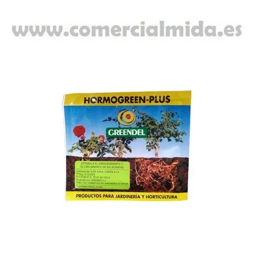 Hormogreen Plus GREENDEL Enraizante Fungicida Esquejes 15gr para Unidades de Cuidados Intensivos