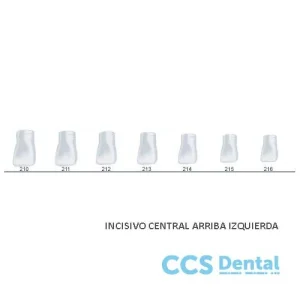St5K212 Corona Acetato Central Sup. Izda. 5Uds.