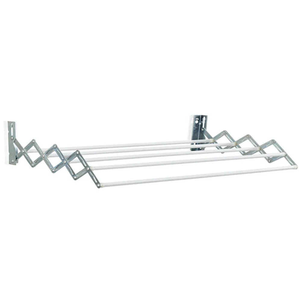 Stendibiancheria estensibile parete 120 cm acciaio plastificato