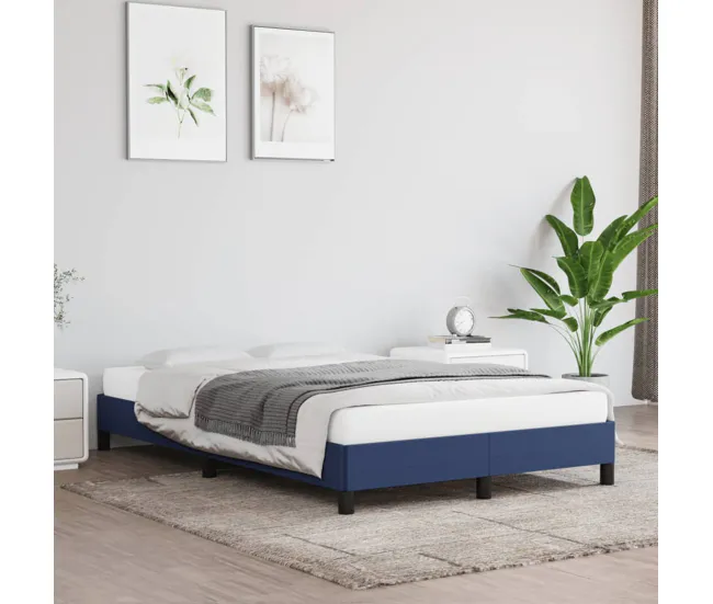 Estructura de cama de tela marrón turbio 120x200 cm Alta Resistencia la Abrasión