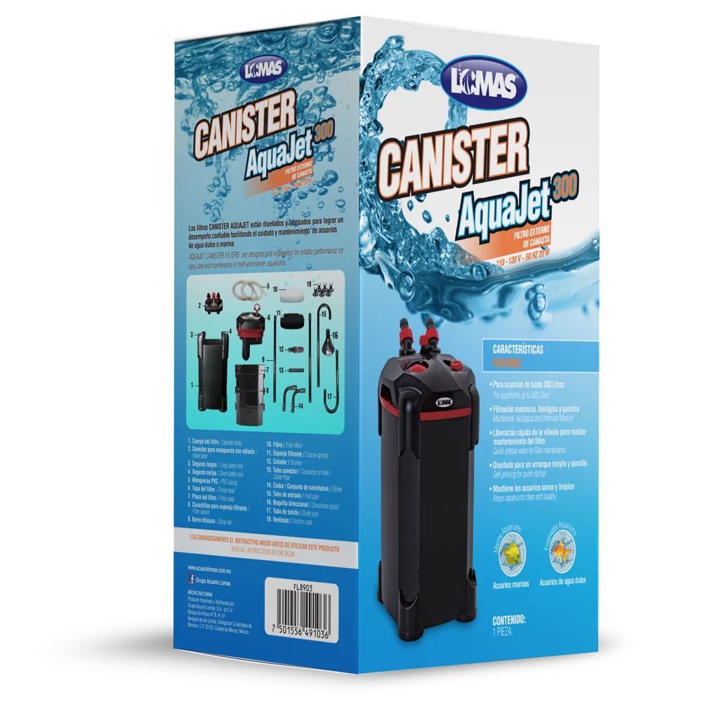 Filtro de Malla de Acero Canister AquaJet 300