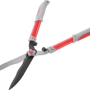 Tijeras cortasetos INTERTOOL de 22 pulgadas: cortadoras manuales para arbustos, boj y jardinerí, hoja ondulada | FT08-1102