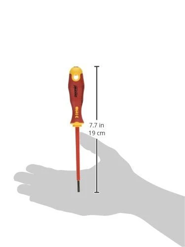 Felo 41303590 - Felo Ergonic VDE impermeable screwdriver 3.5x0.6x100 mm.
