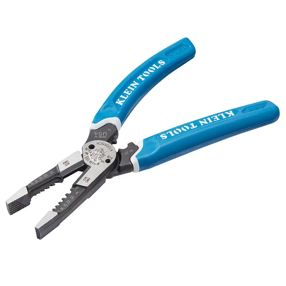 Multiherramienta ponchadora/cortadora/pelacables alta resistencia 8-20awg kurve klein tools