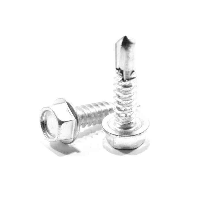 Pija Hexagonal Punta de Broca Inoxidable - # 10 x 3/4"