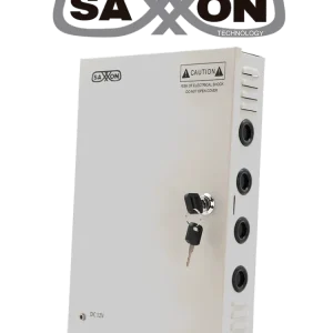SAXXON SX10A18CH - Fuente de Poder Profesional 12 VCD / 10 Amperes / 18 Canales / 0.5 Amperes por Canal / Protección contr...