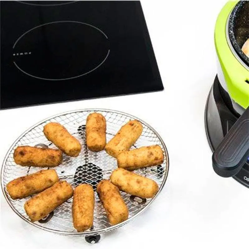 Set de 2 accesorios para Cecotec TurboCecofry 4D/TurboCecofry 4D Healthy negro/inox