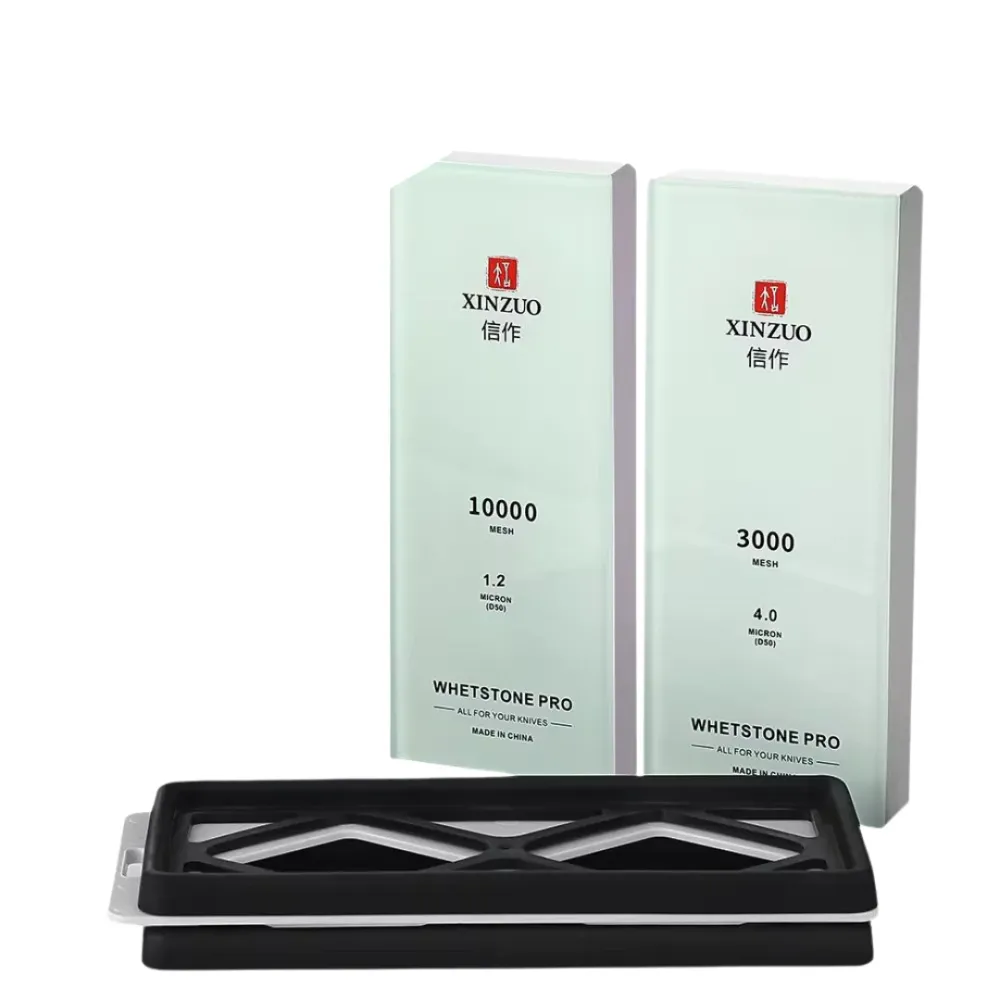 Set de Piedra de Afilar XINZUO vidrio whetstone #3000/10000