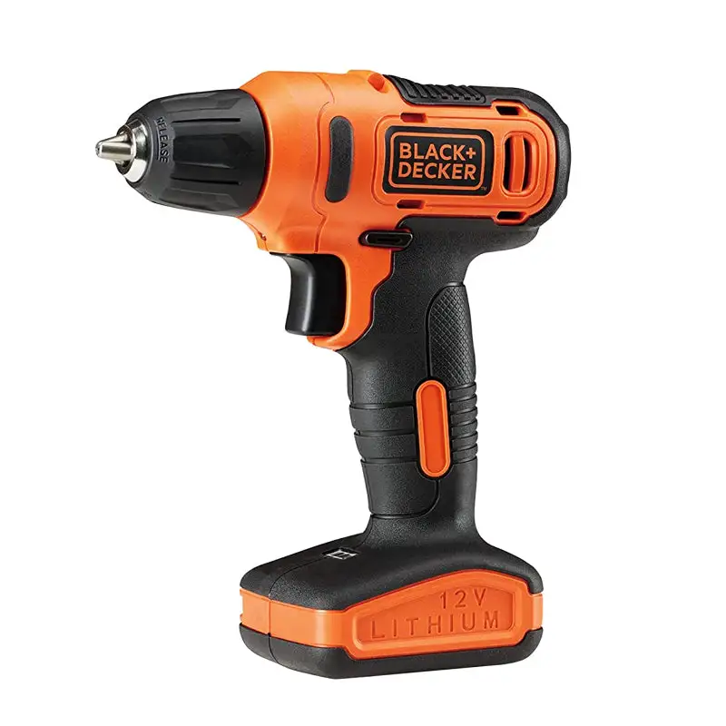 Taladro atornillador inalámbrico de 3/8”, 12 v, azabache & decker ld12sb3