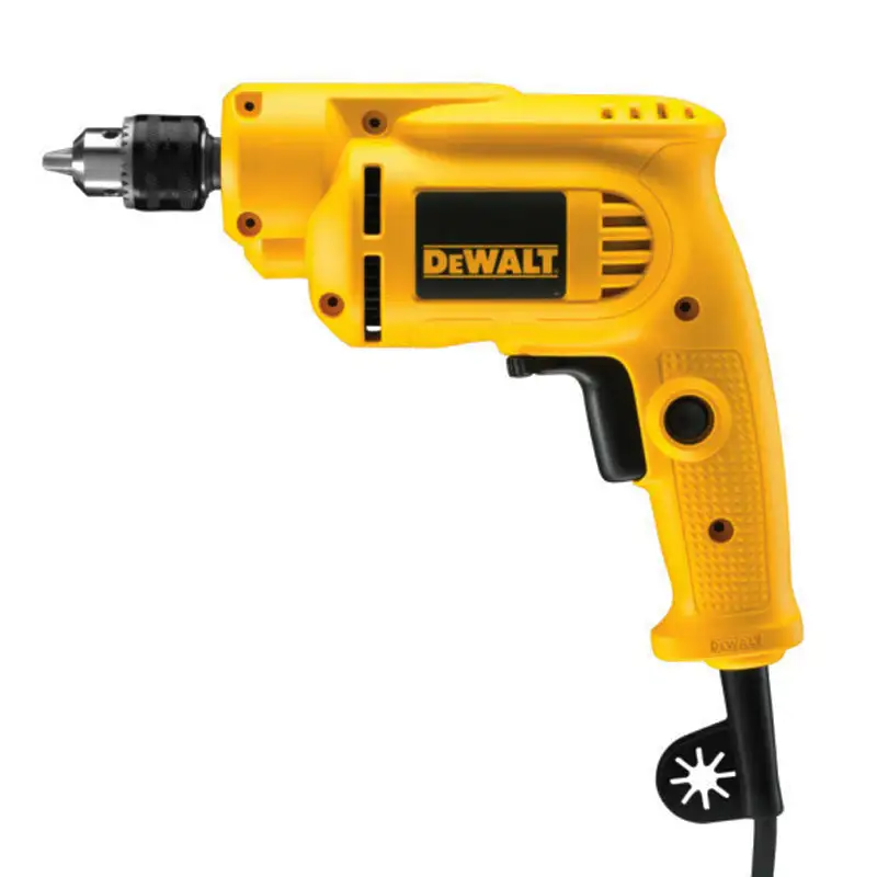 Taladro de rotación de 1/4" de 380 w dewalt dwd010b3