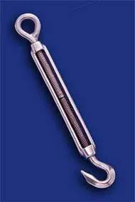 Grú de Pared TENSOR CANCAMO-GANCHO INOX AISI316 10MM - PACK 5 UNIDADES