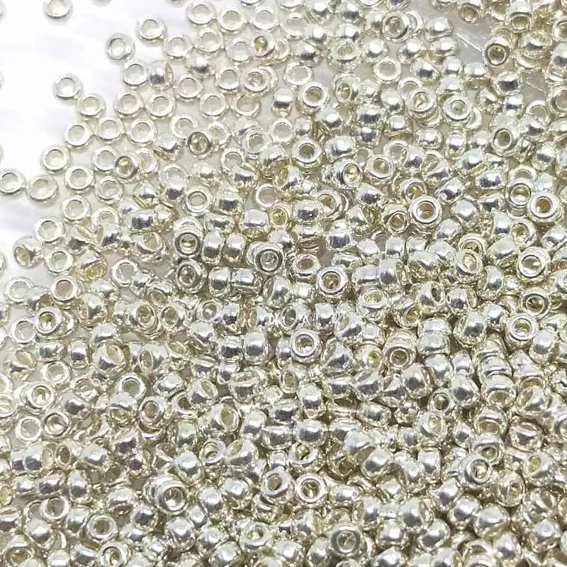 15/0 MIYUKI - rocalla - Galvanized Argénteo - 1gr.