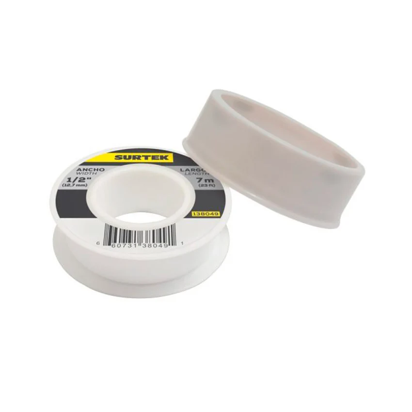 Gancho de Carga Pesada Cinta sella roscas 1/2" x 13m uso industrial Surtek 138057