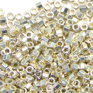 11/0 MIYUKI delica Hex - Galvanized Argénteo - DBC035 - 1 gr.