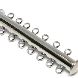 Gancho de Grú Cierre Magnetico - 14 anillas - 40x5mm - Platinum