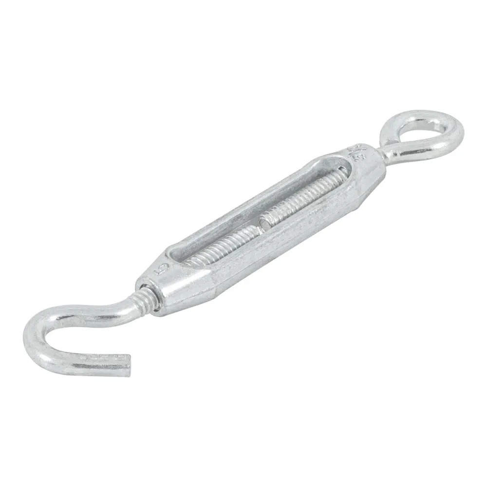 Tensor zinc, 3/16", gancho-argolla