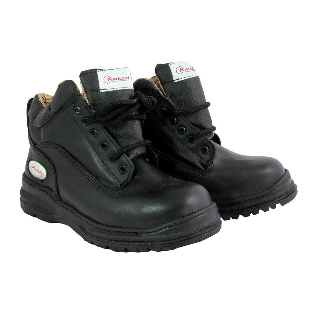 Bota Industrial Ergonómica Flor Entera 777 No.25 Color Negro