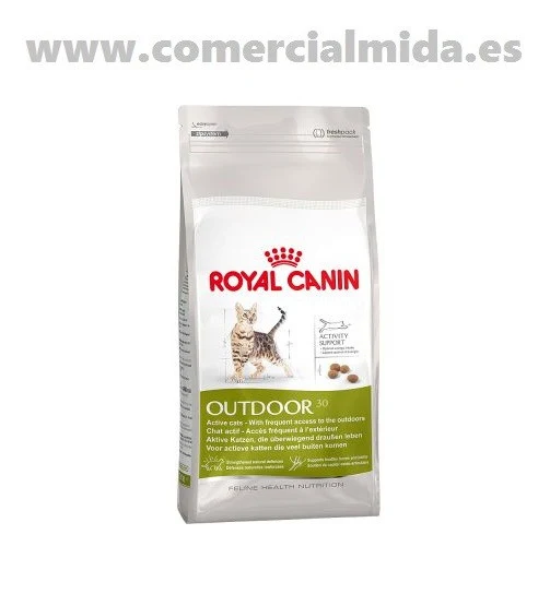 Eslinga de Poliéster Pienso ROYAL CANIN OUTDOOR 30 2kg para gatos de exterior