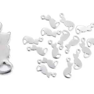 Gato, Stainless Metal con Control por Pulsador