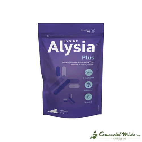 Grú de Pared Suplemento Alimenticio VETNOVA Alysia 30 Chews para Gatos
