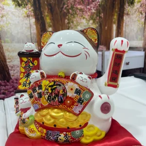 Maneki Neko #4 - Gato de la Suerte (29 cm.) | Resistente la Intemperie
