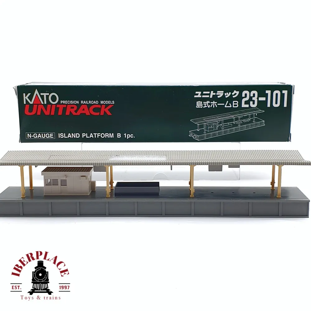 ♻️ Segunda mano - KATO 23-101 plataforma B de estación de tren, anden N escala 1:160 4/5