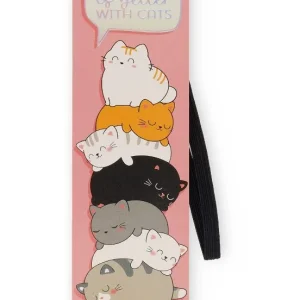 SEPARADOR DE LIBROS BOOKMARK KITTY (SE0245) con Sistema de Limitación