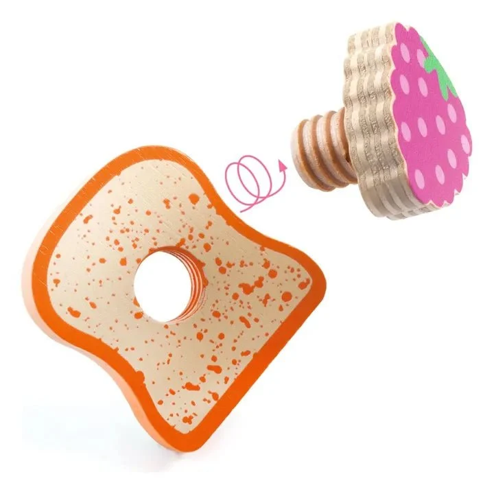 Tensor de Cable Juego de Imitación El Desayuno De Los Gatos 12Pcs. Djeco