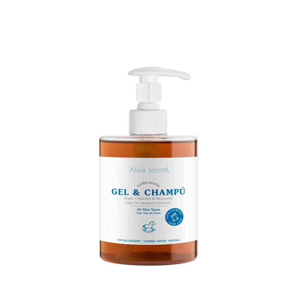Gel-champú Blando - Argán, Caléndula & Manzanilla - 500 ml - Alma Secret Precisión Clínica