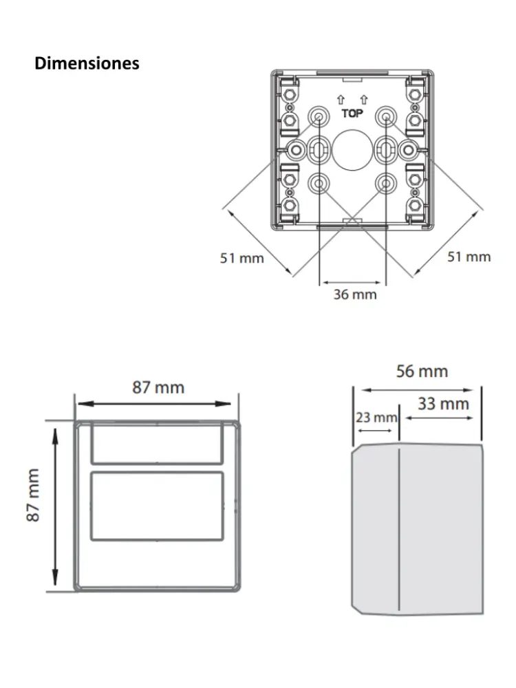 BOSCH F_FMC420RWGSGRD - Pulsador de Accionamiento Unico / Se adapta con panel FPA5000 / Cristal