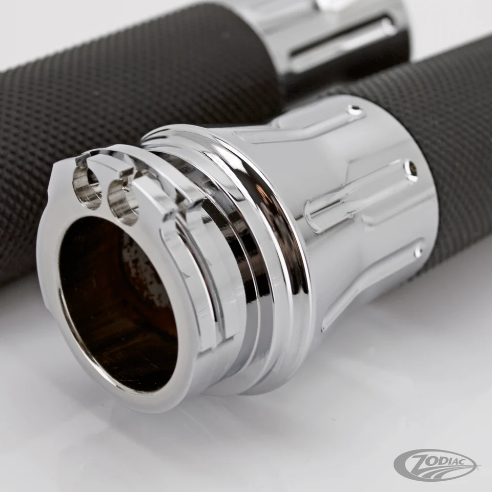 GZP Chrome Cobra grip set Harley-Davidson