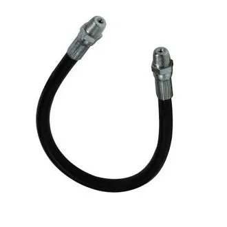 24" OAL Rubber Whip Hose Grease Fitting 36214