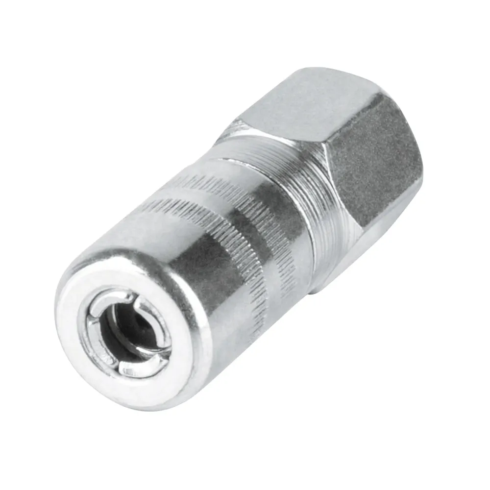 Fijación con Abrazadera Válvula Check Para Grasera, 27 NPT, Truper 14926