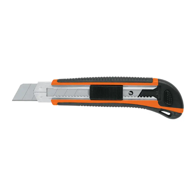 Cutter 25 mm profesional con alma metálica y grip, truper con Recubrimiento Resistente