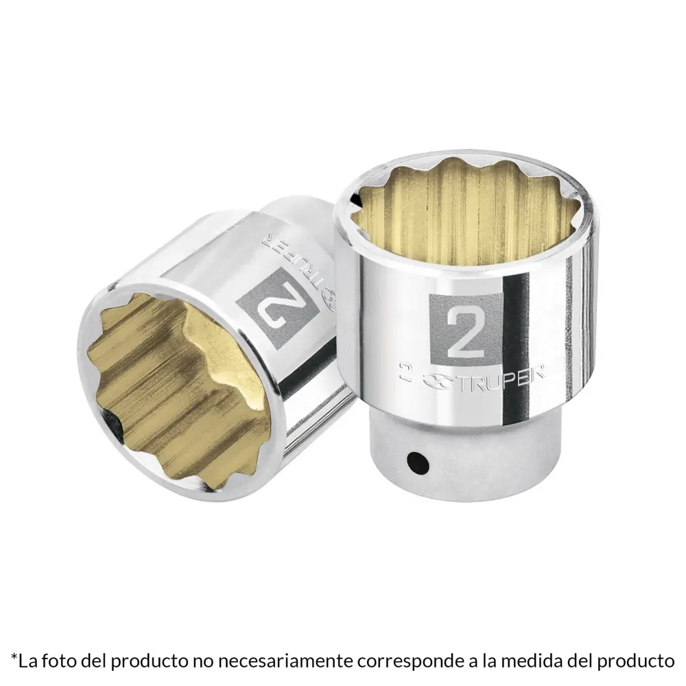 Fabricación Profesional Dado de 12 puntas, cuadro 3/4' de 1-11/16'