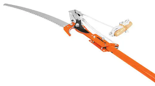 Cuchilla para Plástico Cortador de ramas altas, con mango telescópico de aluminio