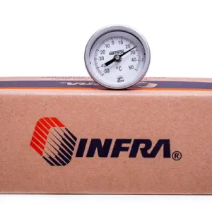 Certificado ISO Manómetro con caratula de 2 1/2" de 0 7 kg, 63100/74 metron