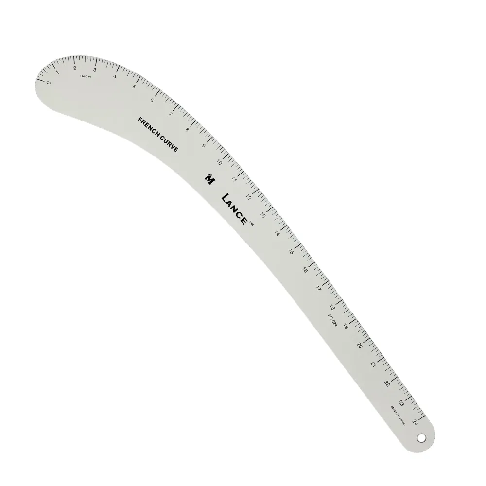 (FC-024-LAN) Regla Curva de 24" de Aluminio para Diseñadores Marca Lance
