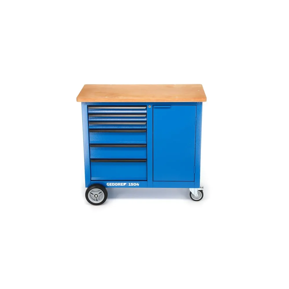 GEDORE 1504 0321 - Mobile workbench 6 drawers