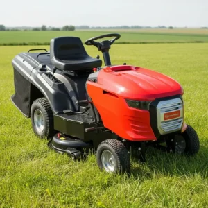 Tracteur tondeuse 546cc - largeur de coupe 107cm - 5 vitesses avant et 1 arrière