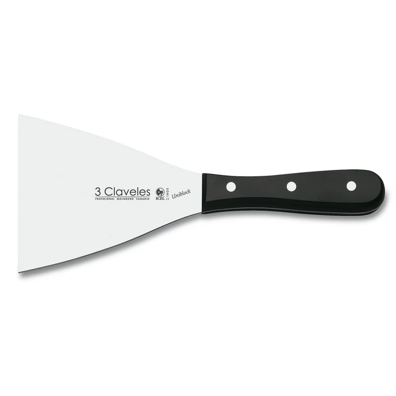Espatula Recta 13 cm De Acero Inoxidable 3 Claveles 1173