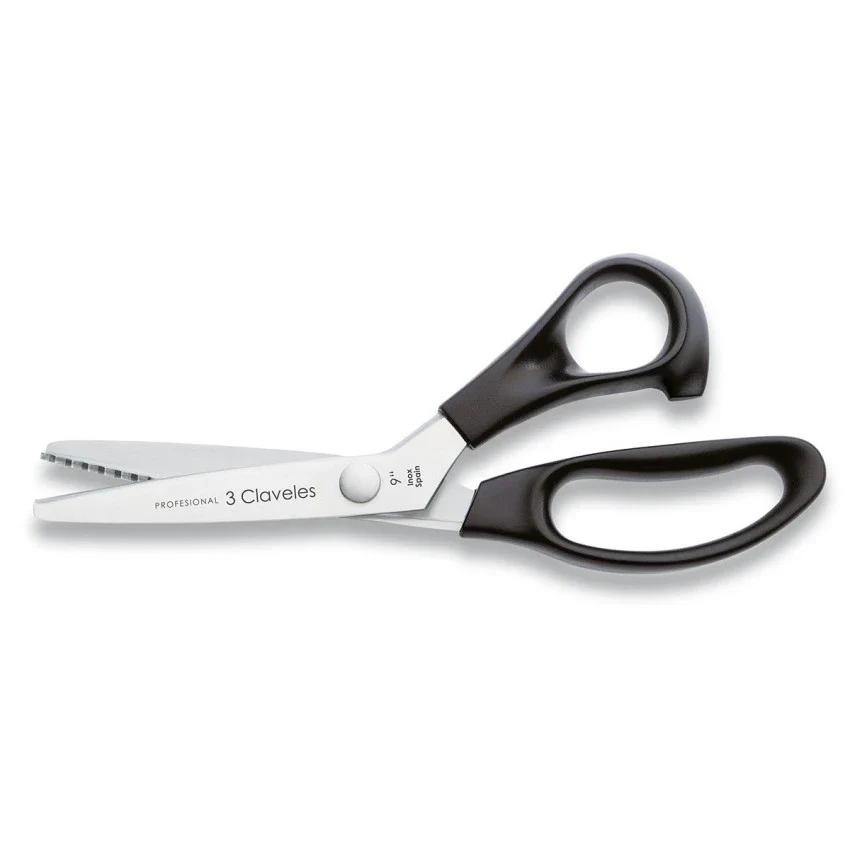 Tijera Zig Zag 9" Profesional 3 Claveles 125