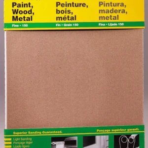Papel de lija de óxido de aluminio 3M de 11 pulgadas de largo, grano 150, paquete de 5 - Oferta de la semana
