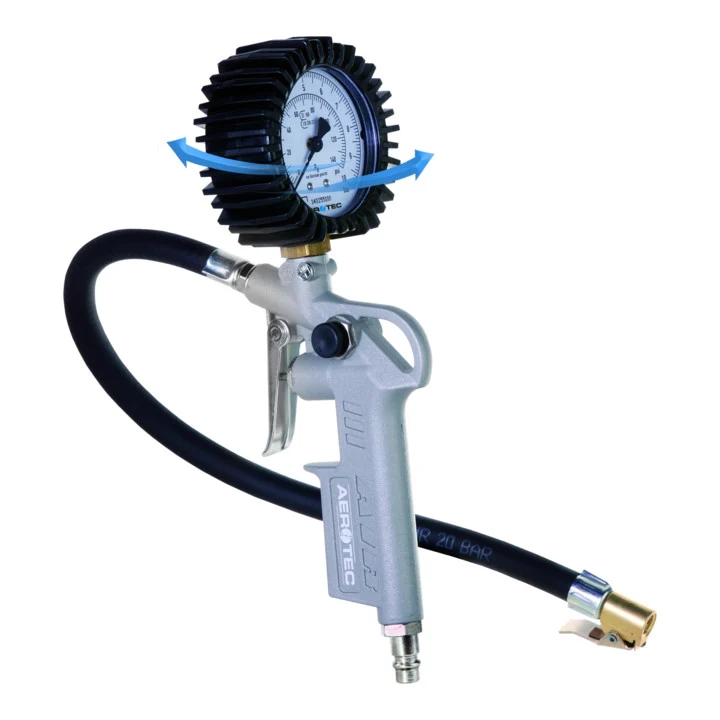 Inflador manual de neumáticos AEROTEC calibrado, con tapón dinamométrico ( 4000898854 )