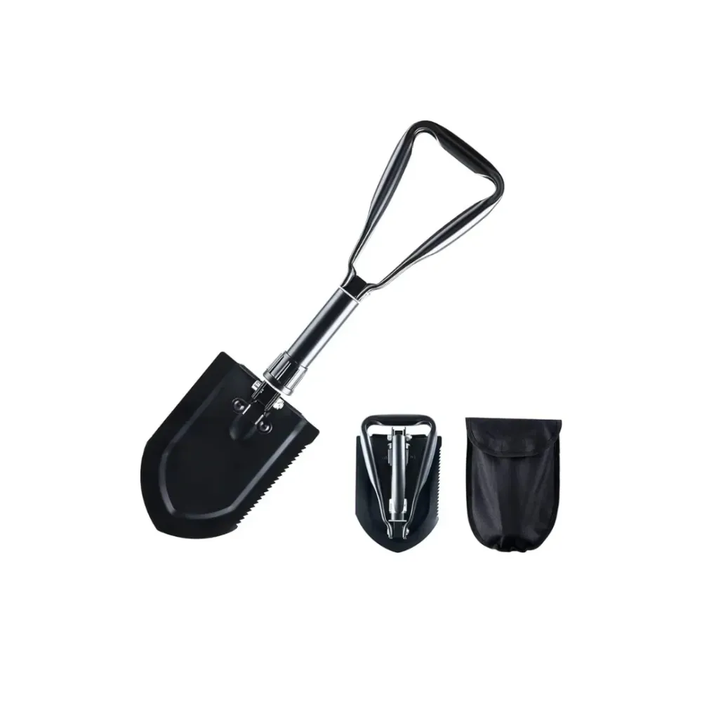 Pala Plegable Pequeñ de 3 Secciones con Bolso de Transporte – All-Top