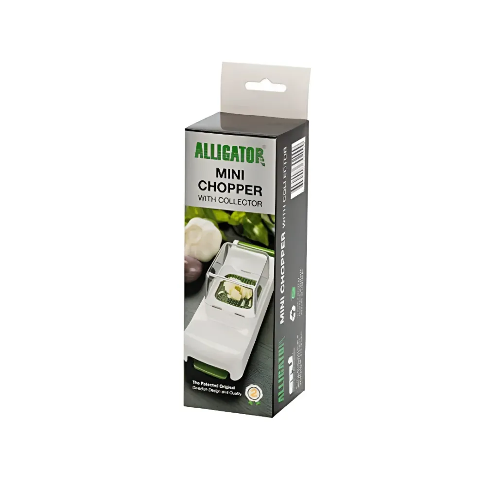 Cortador dados con recogedor mini Alligator