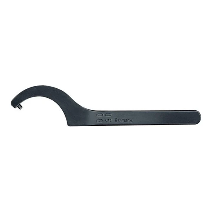 Llave de gancho AMF con pasador DIN 1810 B para tuercas Ø exterior 58 - 62 mm ( 4000824748 )