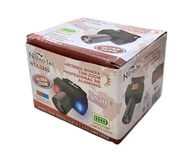 Linterna Minera Nano-Tec De larga Visibilidad NT-L3200 A&TJ