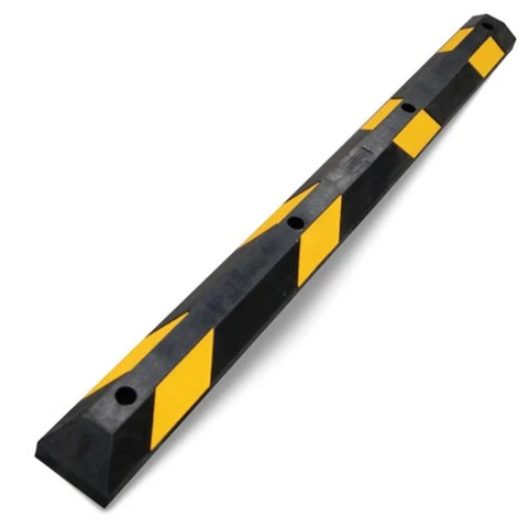 TOPE DE GOMA PARA ESTACIONAMIENTO NEGRO/AMARILLO 165X10CM RC-WL-08 BBH, S.A.