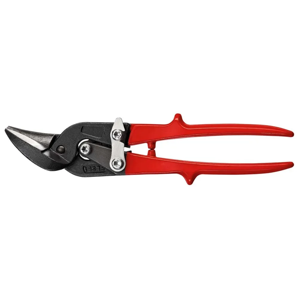 Bessey D17A - Tijera de chapa para cortes rectos continuos y curvos, con mangos forjados, Bessey D17A